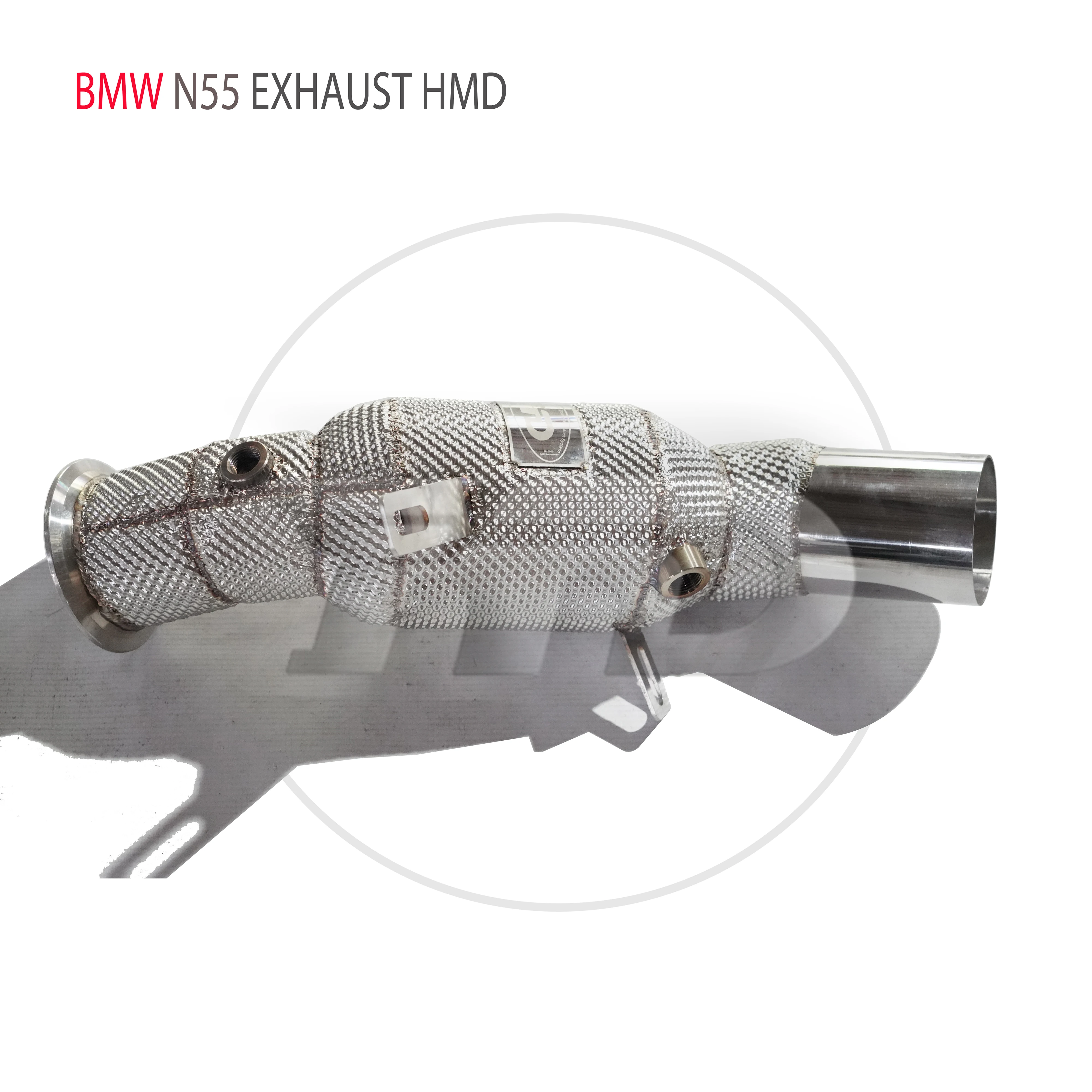 

HMD автомобильные аксессуары, выхлопная система, высокая производительность потока, водосточная труба для BMW 535i F18 N55 с каталитическим конвертером
