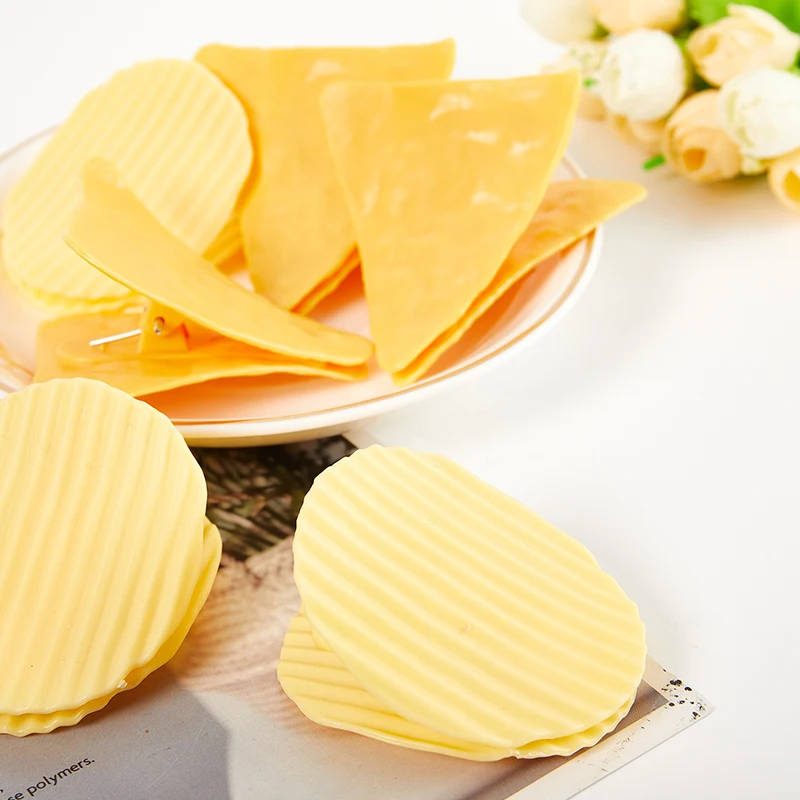 

6 шт., зажимы для бумаги в виде чипсов и углов