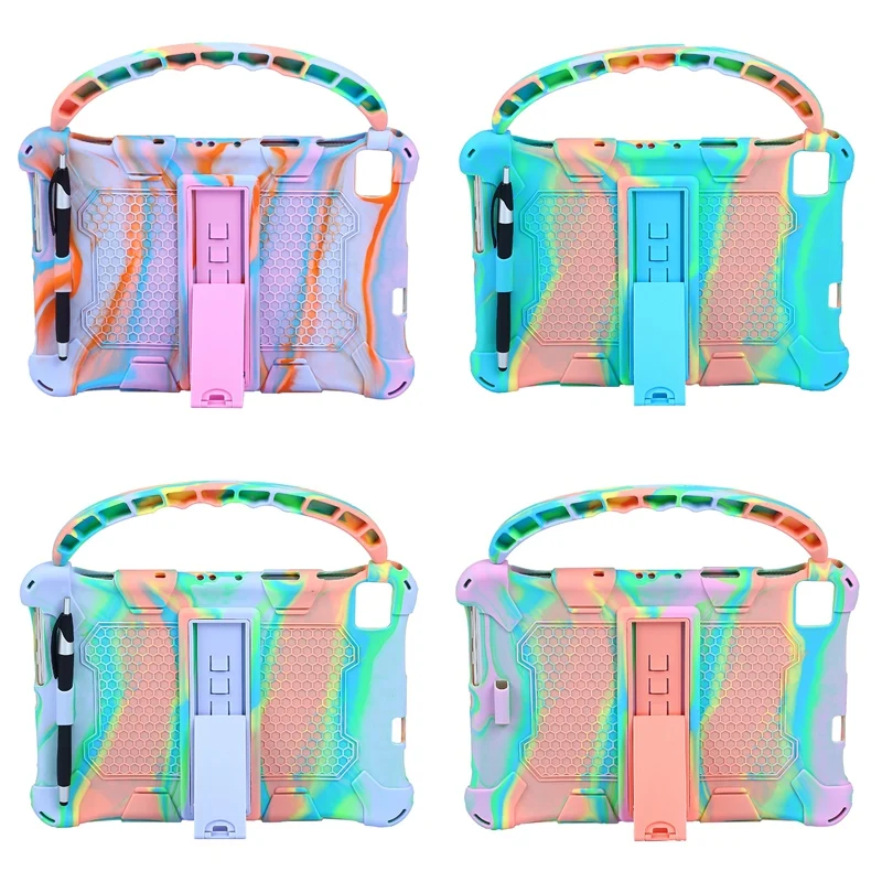 

Чехол для Teclast M40 P20HD P20 10,1 дюймов, силиконовый чехол для планшета, подставка для планшета с ручкой для Teclast P20HD