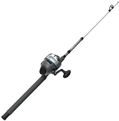 

Saltwater Spincast Reel and Fishing Rod Combo, 7'0" Durable Z-Glass Rod, Extended EVA Handle, Stainless Steel Reel Cover Baitcas