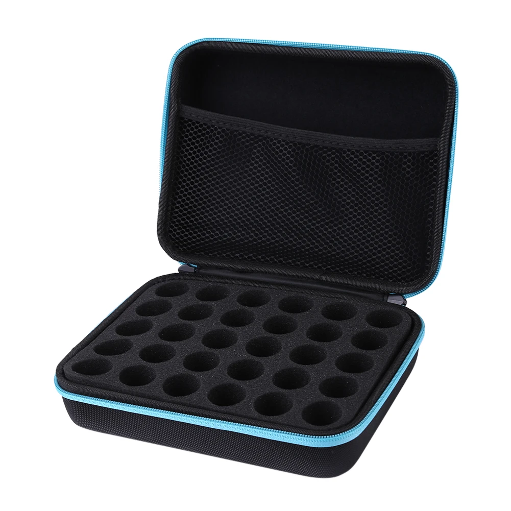 Essential Oil Case 30 Bottles 5ML10ML 15ML Perfume Box Travel Portable Carrying Holder Nail Polish Storage Bag | Дом и сад