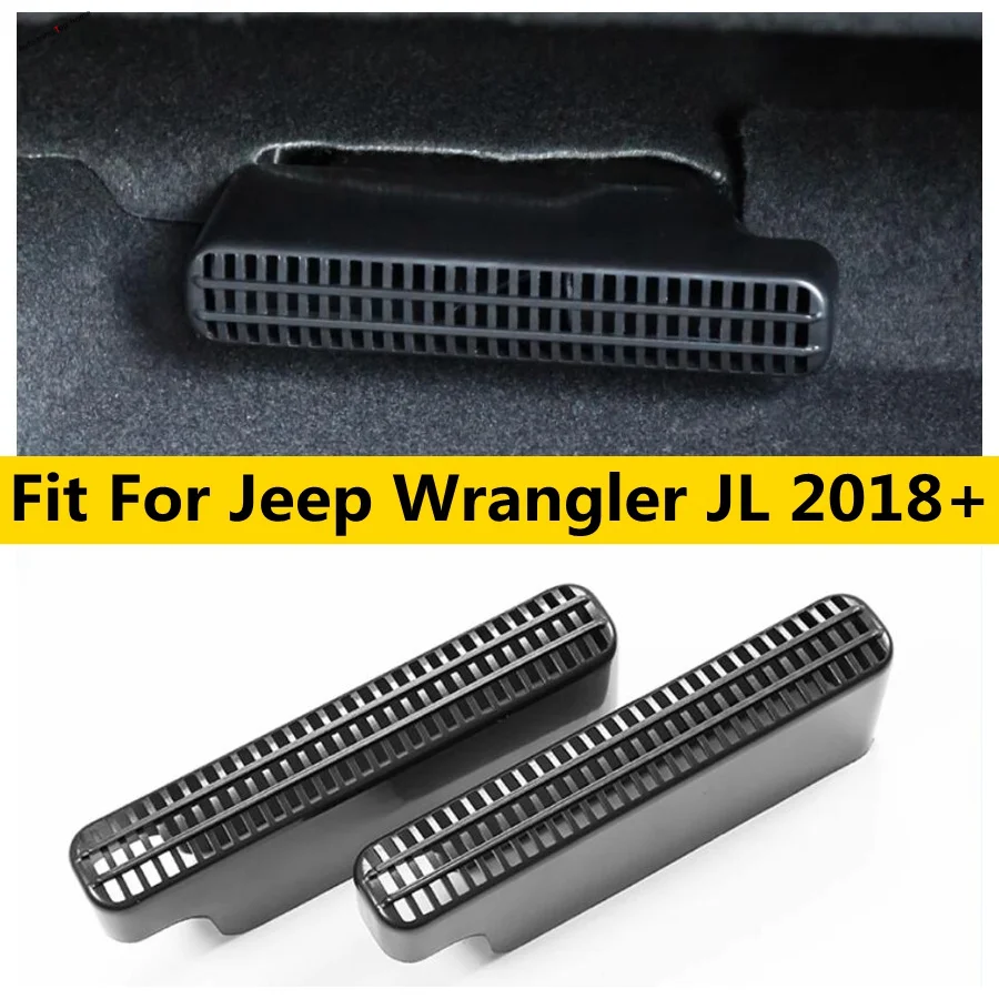 

Car Rear Seat Air Conditioning Vent Cover AC Outlet Trim Strip Cover Trim Fit For Jeep Wrangler JL 2018 - 2023 Accessories