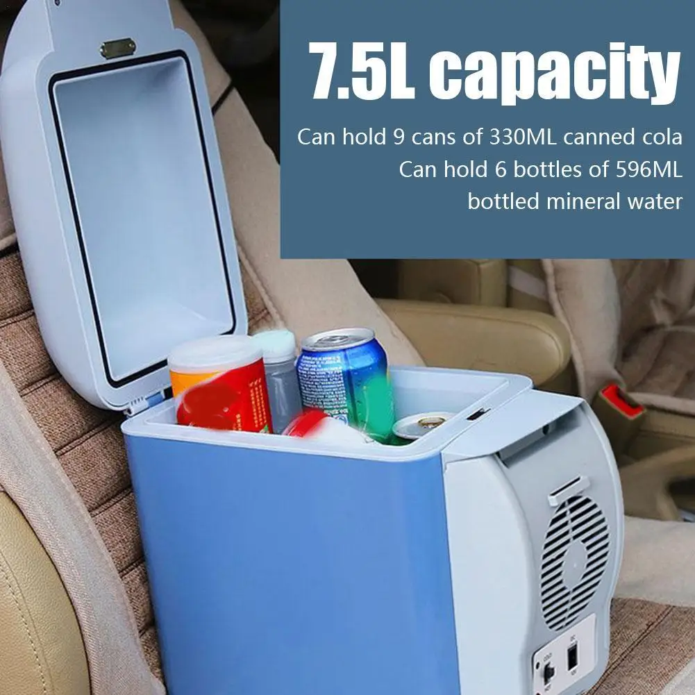 & Warmer Electric Fridge Portable Icebox Travel Refrigerator