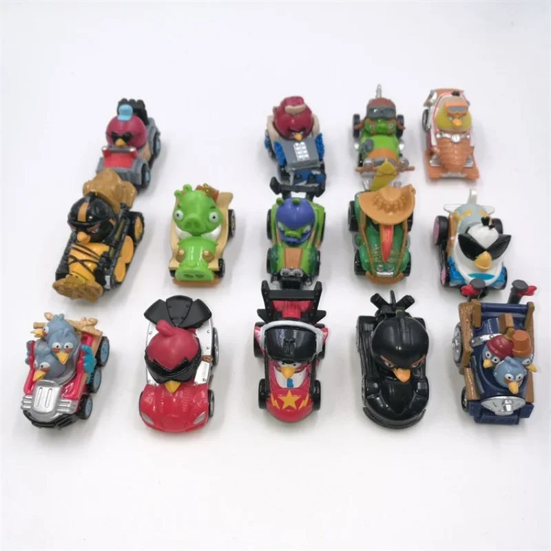 Фото Hasbro Angry Birds 2, классическая киноигра, тематическая серия, игрушка из АБС-пластика, мини-фигурка, модель автомобиля, игрушки, настольное украшение для детей, подарки №4