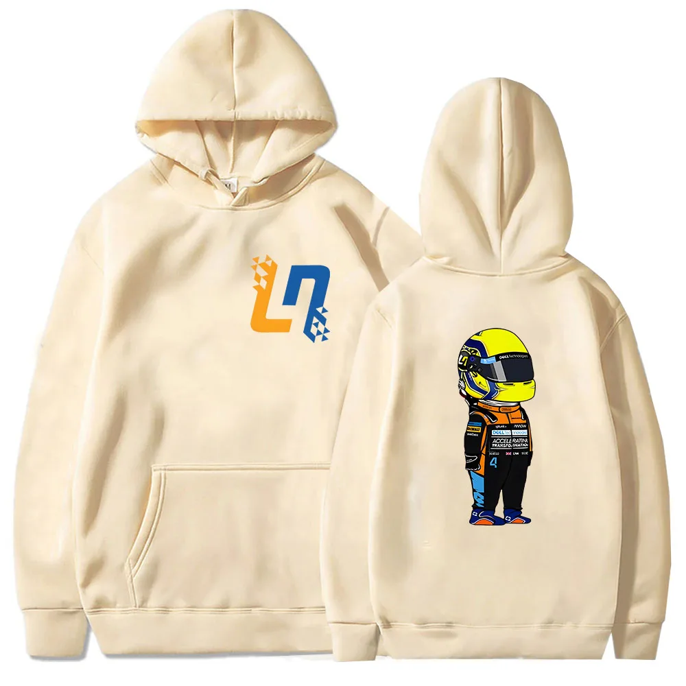 

F1 Hoodies Mini Lando norris 4 Sweatshirts Moletom Masculino Mens Casual Winter Funny Video Games Hoody Women Clothing