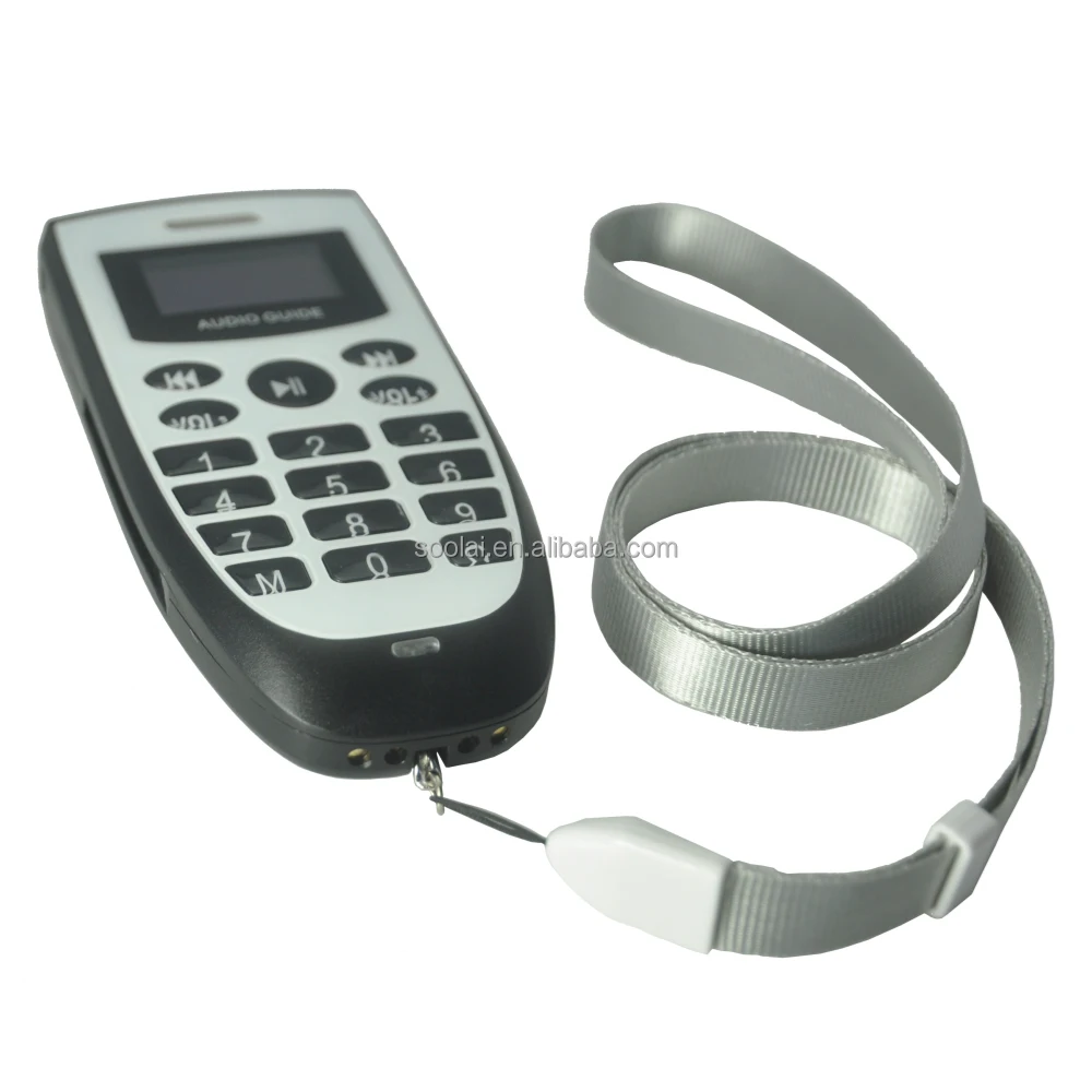 

Mini Portable Museum Audio Guide Device AG-600C MP3 Player