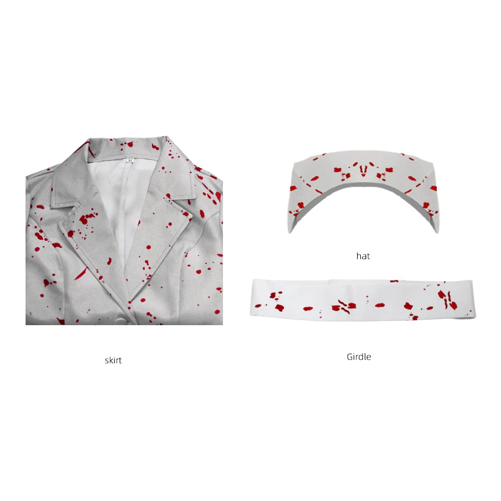 Фильм Тихий холм ролевая медсестра белый пояс с пятнами крови и шляпа униформа