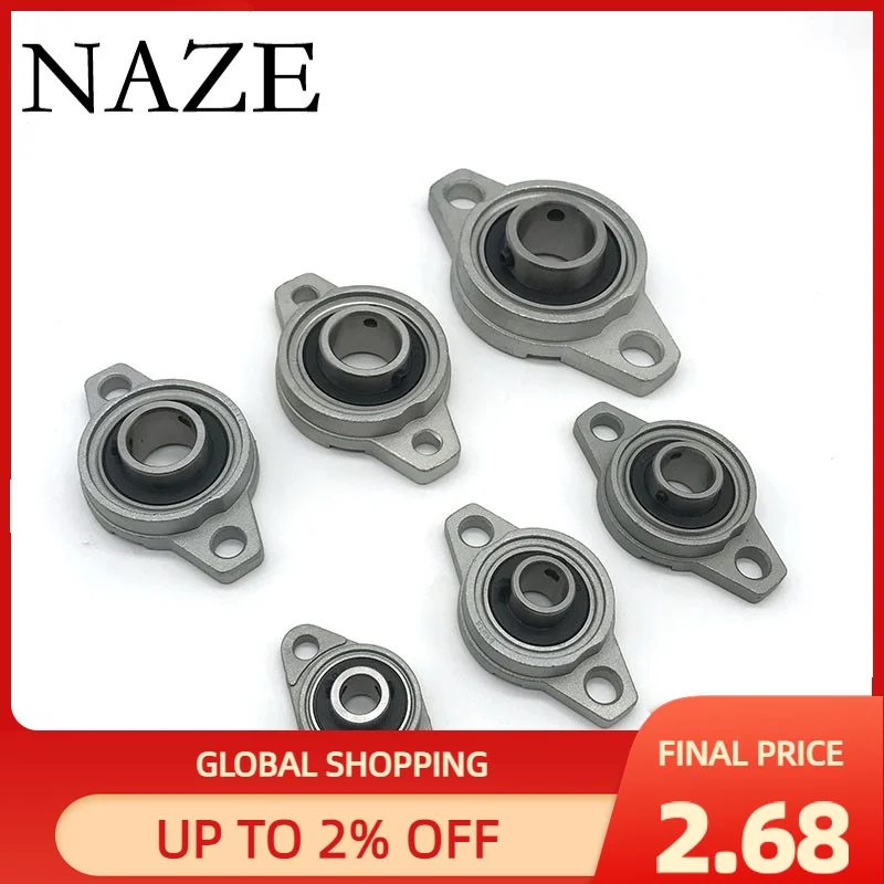 NAZE 1 шт. KFL08 KFL000 KFL001 KFL002 KFL003 KFL004 KFL005 KFL006 вставка из цинкового сплава линейная Опора стержня подшипника деталь с ЧПУ