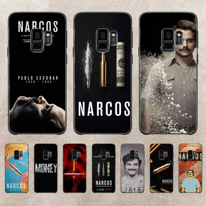 

Narcos TV Series Pablo Escobar Black Phone Case For Samsung Galaxy A51 A50 A71 A21s A31 A41 A70 A30 A22 A02s A13 A53 5G Cover