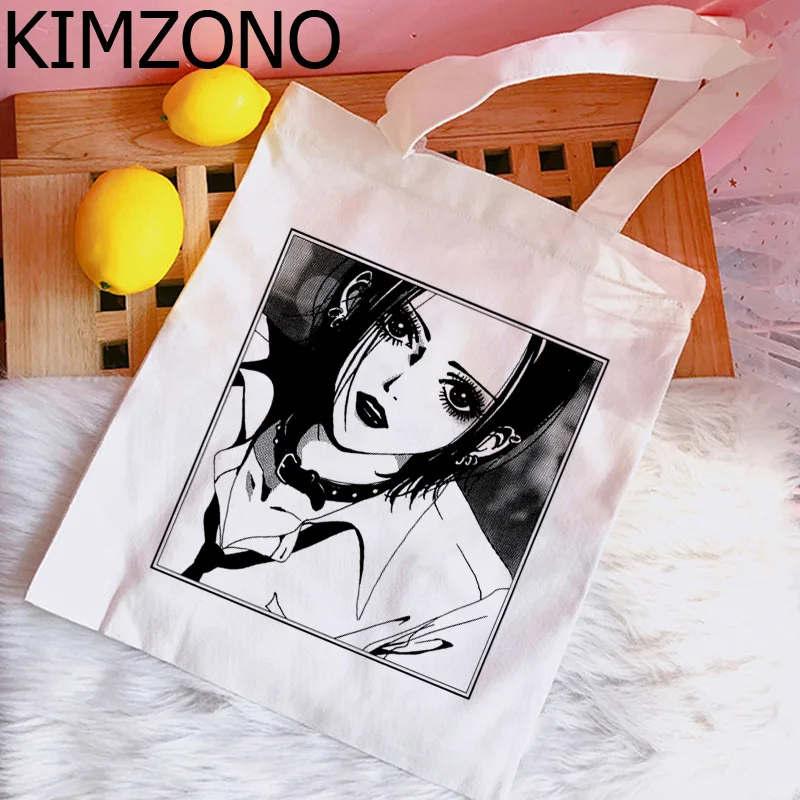 

Nana Anime shopping bag cotton bolsa shopper shopper bolso bag sac cabas reusable shoping grab