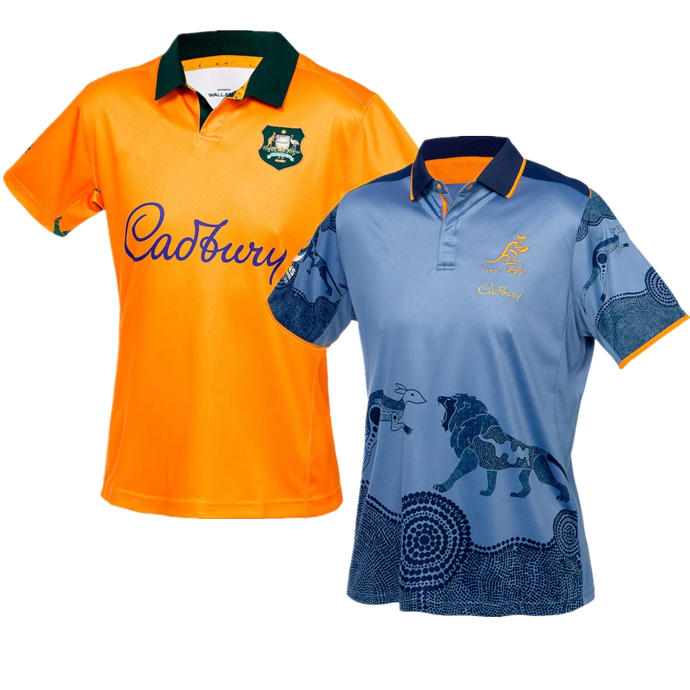 Джерси Wallabies Lions Tour 2025 года Австралия тренировочная рубашка-поло для регби жилет
