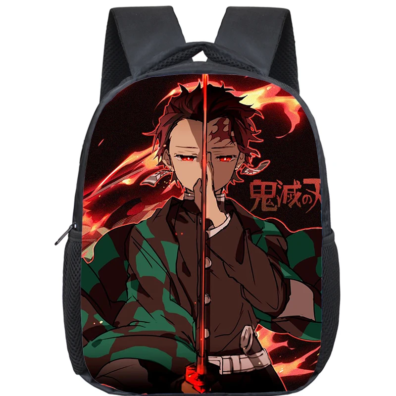 

Детские рюкзаки для косплея Kamado Nezuko, рюкзаки для рассекающих демонов, детский рюкзак для книг для детского сада, водонепроницаемый рюкзак для мальчиков и девочек, школьные сумки с аниме