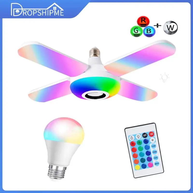 

Smart Bulb E27 Led Lamp Remote Colored Charging Spotlight with Memory Function Dimmable 220V RGB+W Home Room Decor Lighting