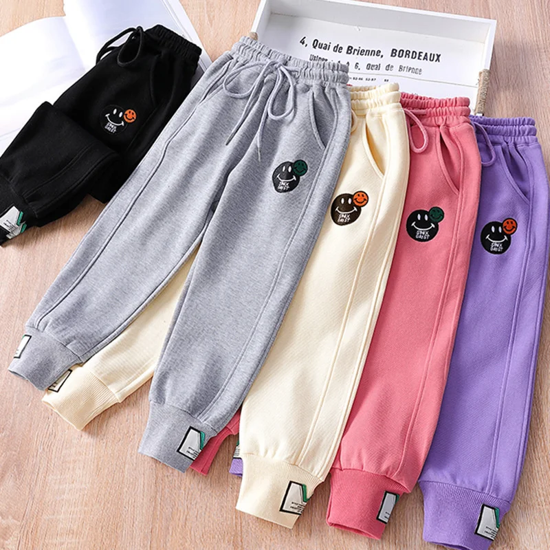 

Girl Leggings Kids Baby Long Pants Trousers 2022 Pink Spring Autumn Toddler Outwear Cotton Comfortable Children Clothing