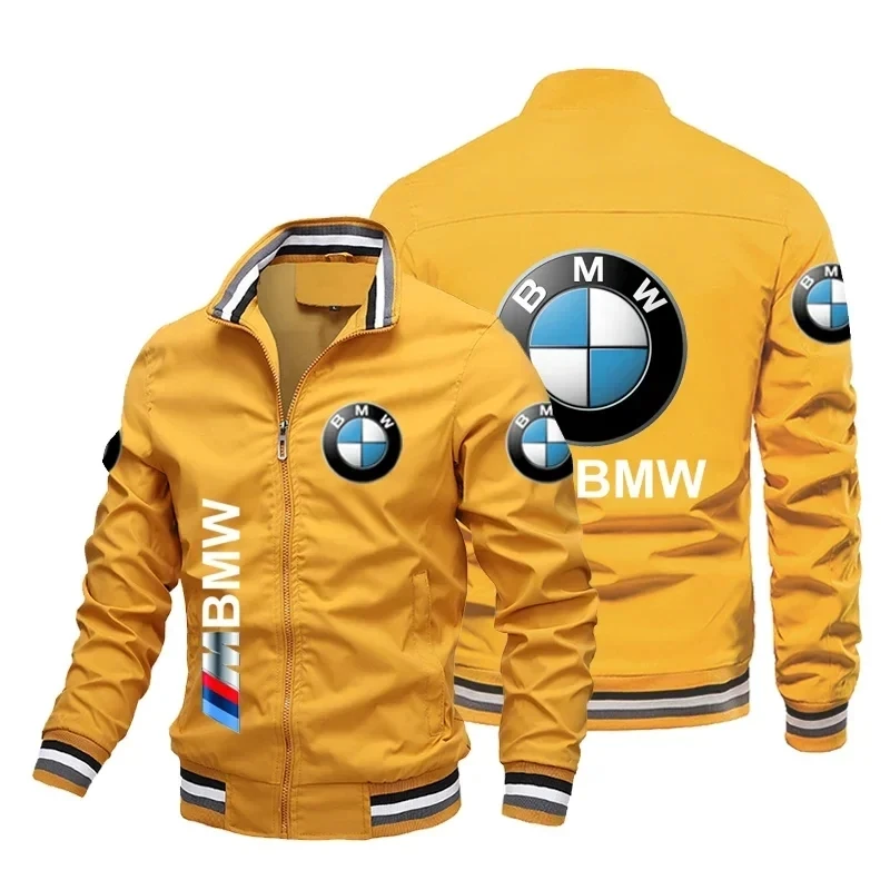 Новинка 2024 года мужская одежда BMW мотоциклетная куртка с логотипом ветровка Harajuku