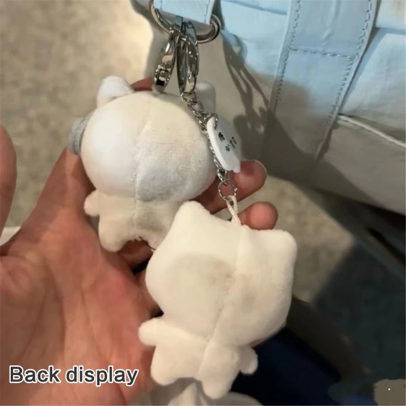 652F 2 упаковки креативный мягкий плюшевый брелок-подвеска в форме кошки сумка