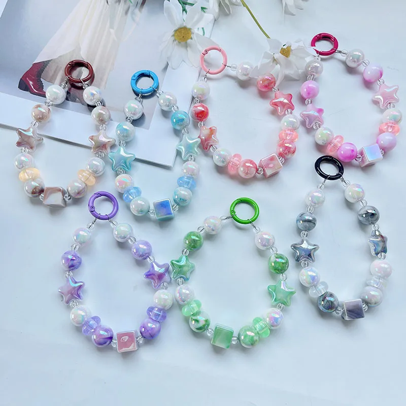 

Акриловая Очаровательная двухцветная яркая звезда-кубик для женской сумки