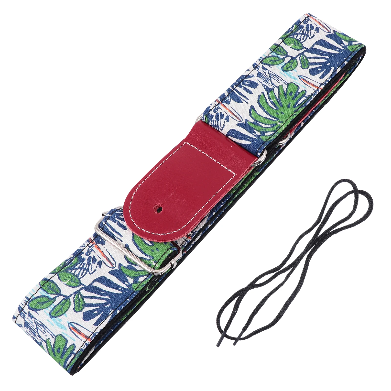 

Guitar Strap Belt Shoulder Ukulele Usa Ends Holder Painting Star Flag Pattern American Bass Free Punch Colorful Electric