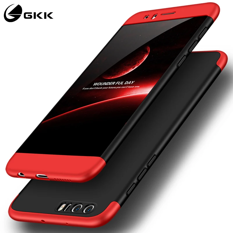 

GKK Новый чехол для Huawei Honor 8 8C, модный матовый чехол с защитой рыцаря 360, чехол для телефона P8 P9 honor 8 lite 2017, чехол Fundas Coque