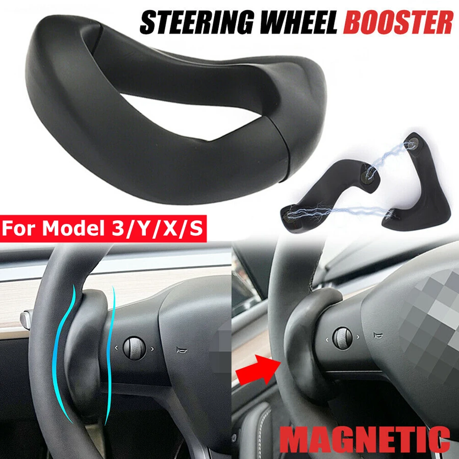 

Voor Tesla Model 3 Y 2022 Stuurwiel Booster Automatische Bijgestaan Contragewicht Ring Model X S Fsd Ap Zwaartekracht Ring