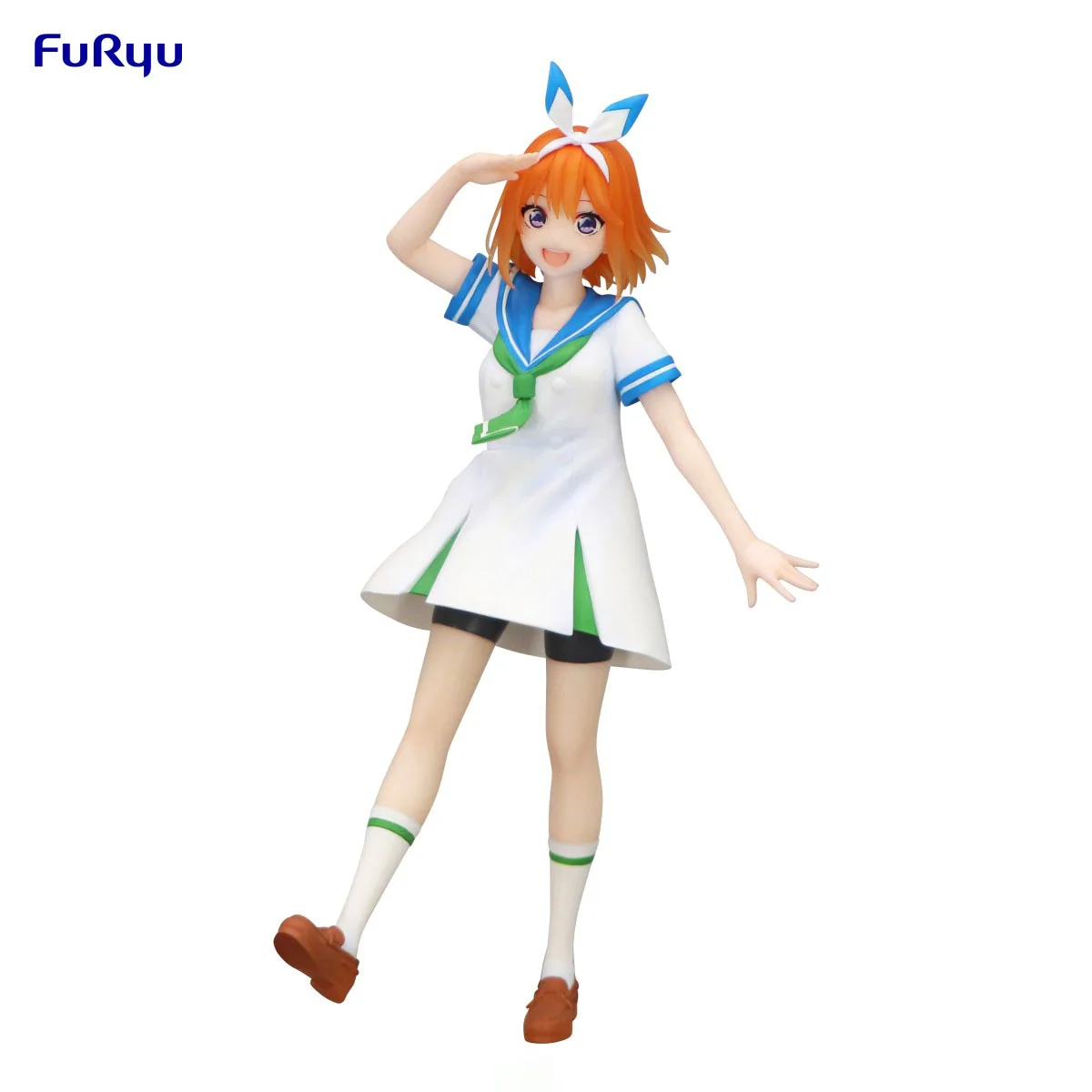 Оригинал в наличии FuRyu Trio-Try-iT Gotoubun No HanayomeNakano Yotsuba Marine Look Аниме Фигурка Модель