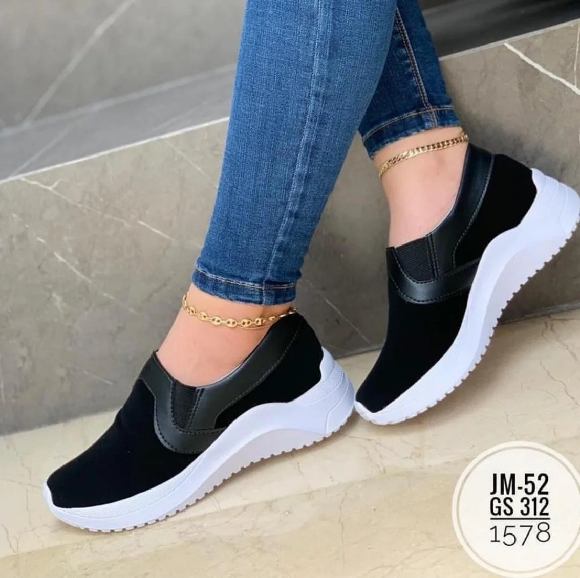 

2022 new large size women's shoes 36-43 European and American trend fish mouth thick sole shallow mouth casual shoes women