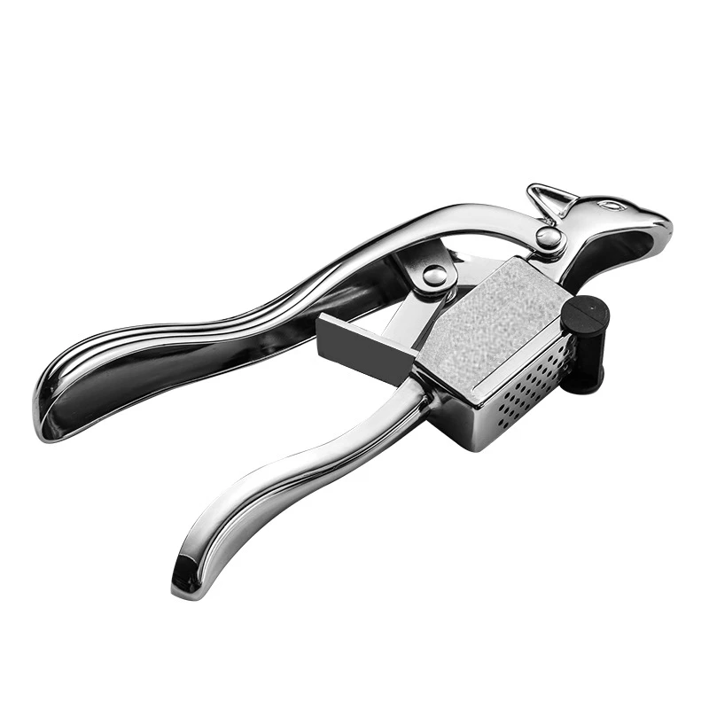 

Creative Squirrel Garlic Press, Hand Garlic Masher, Zinc Alloy Garlic Masher, Stainless Steel Manual Garlic Masher