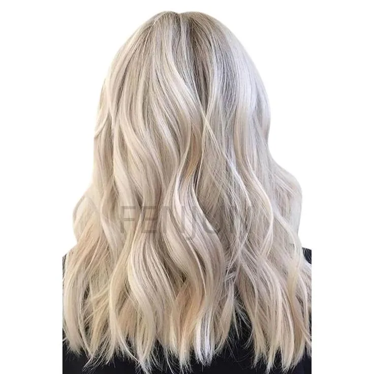 

8-28 Inches Natural Wave Brazilian Hair 13x6 Lace Front Human Hair Wigs 613 Blonde Ombre Highlight Full Lace Wig 180% For Women