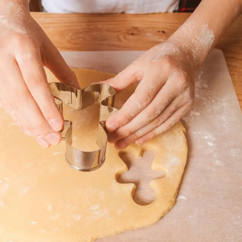 Рождественские формочки для печенья металлические рождественский 6X