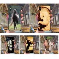 colorful black shell luxury cover 3d horse racing animal for xioami redmi note 10 pro 5g 9 9s 9t max 8 7 6 5 4 pro max
