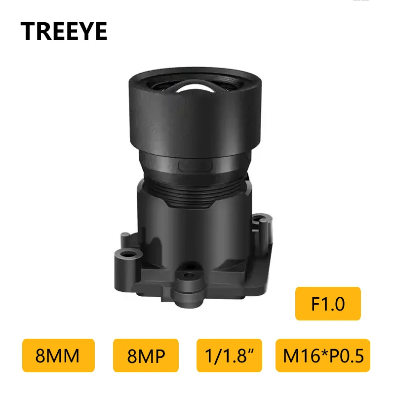 

Объектив Black Light F1.0 8мм 8Мп HD CCTV