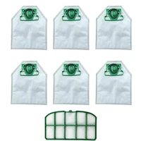 replacement dust bag compatible for vorwerk kobold vk200 fp200 vacuum cleaner accessories with motor protection filter