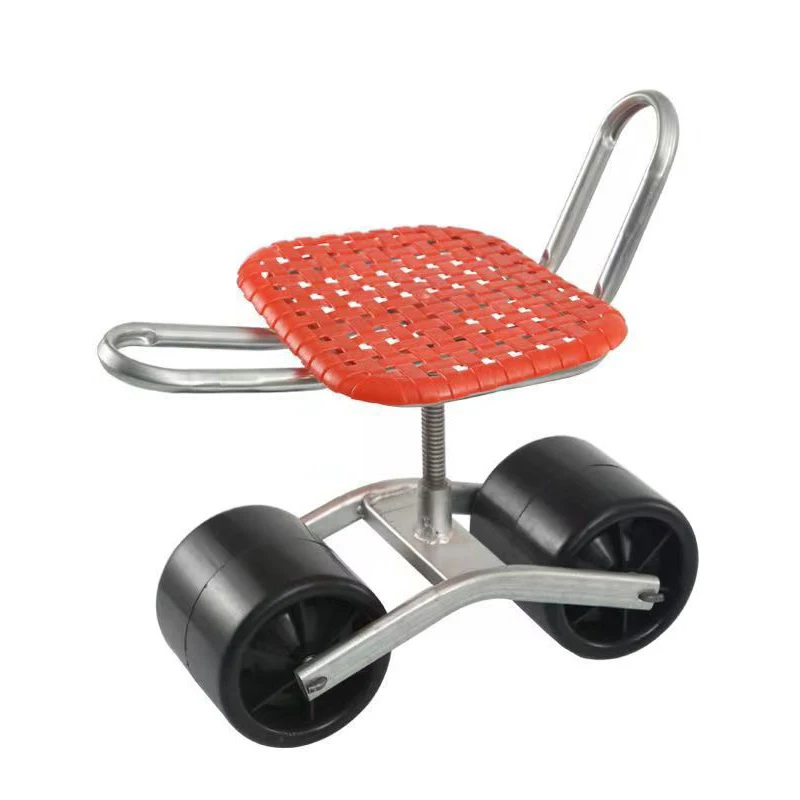 Подъемная тележка на колесиках для фермерского сада с сиденьем ленивый