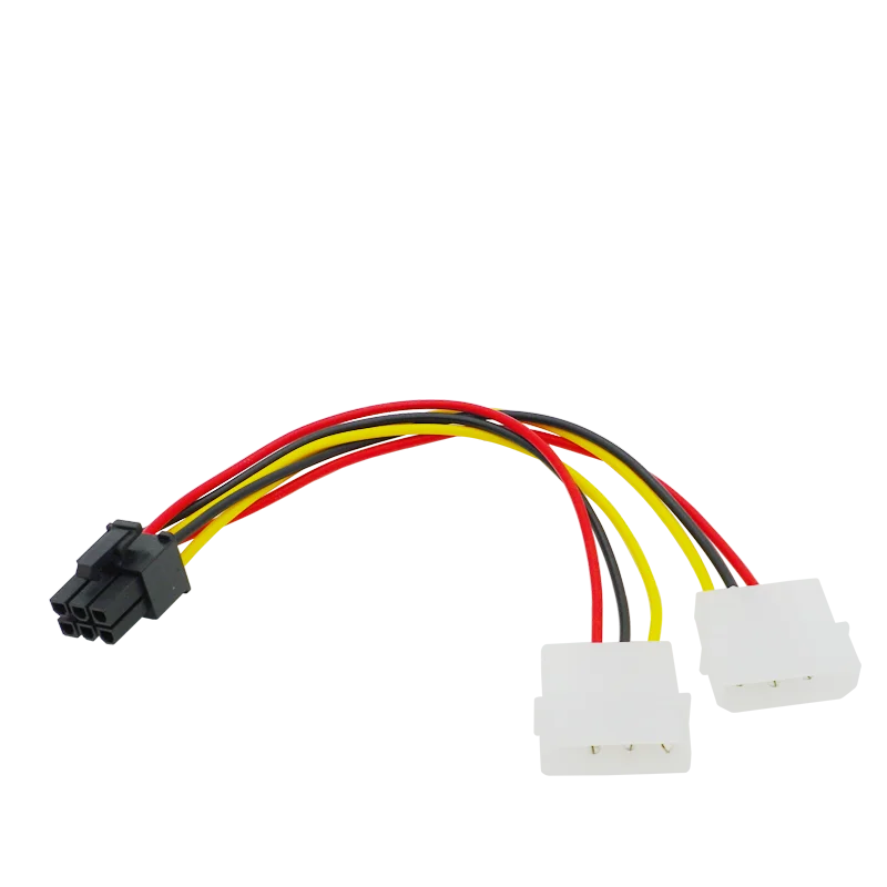 

Адаптер для видеокарты ATX IDE Molex Power Dual 4-6-Pin PCI Express PCIe 17Dec30