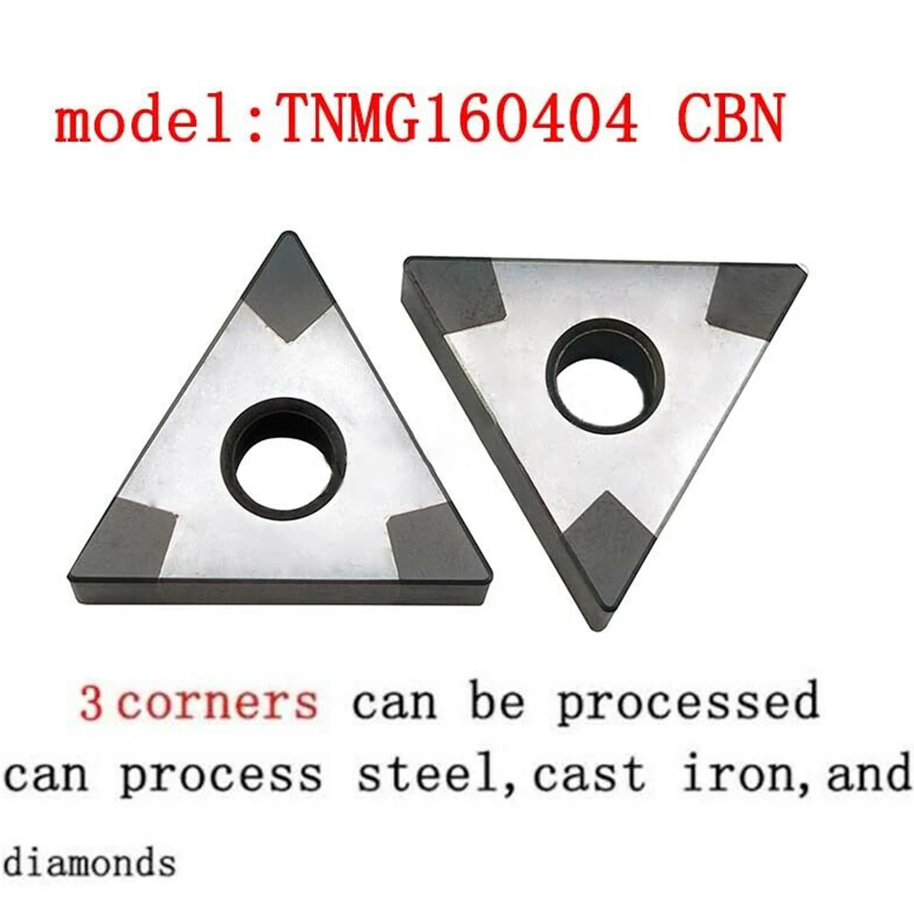 

TNMG331 CBN / TNMG160404 CBN Hardened Steel Insert Made Of Boron Nitride MTJNR/L Triangular 3000-5000HV CNC Blade Power Tool