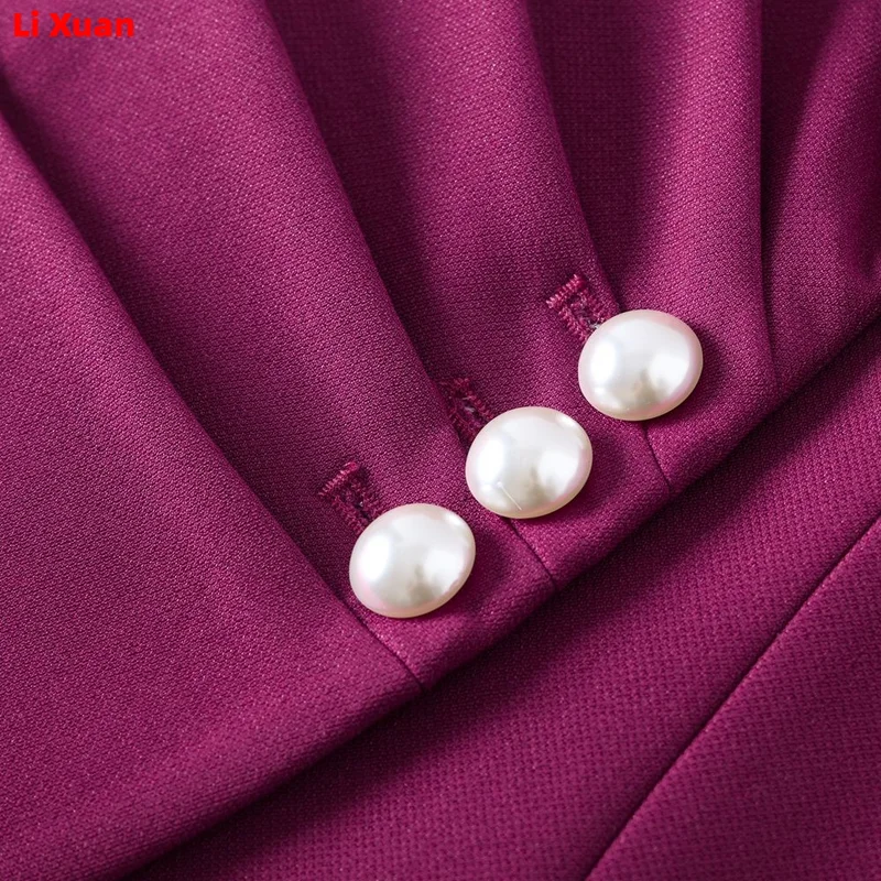 High Quality Autumn Winter Formal Ladies Blazer Women Business Suits with Sets Work Wear Office Uniform 4XL Size Pants Jacket