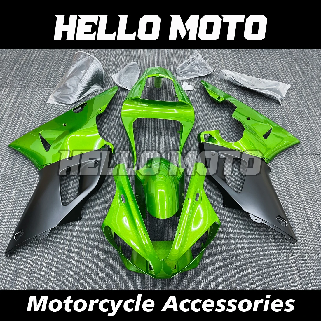 

Suitable for YZF-R1 YZF R1 2000 2001 Motorcycle Shell Fairing Spoiler Bodywork Set ABS Injection Molding RN04