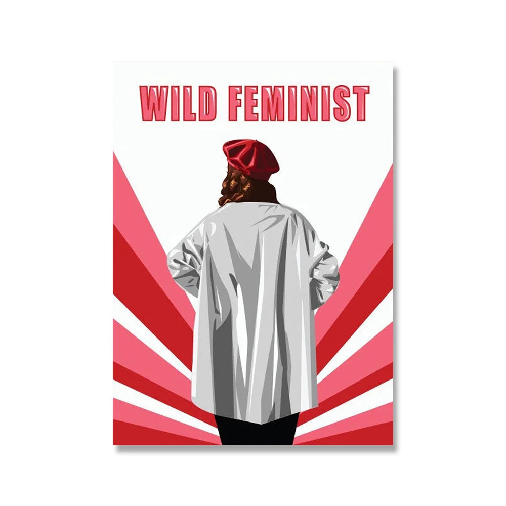 

Empowering Feminist Fashion Girl Power poster and print wall art canvas Pictures Painting aesthetic room decor Plakat