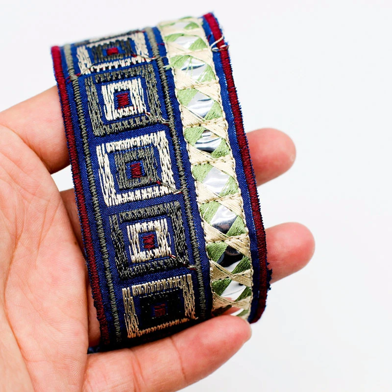 4 5 см в ширину клетчатая блестящая вышивка кружевная ткань сделай сам одежда