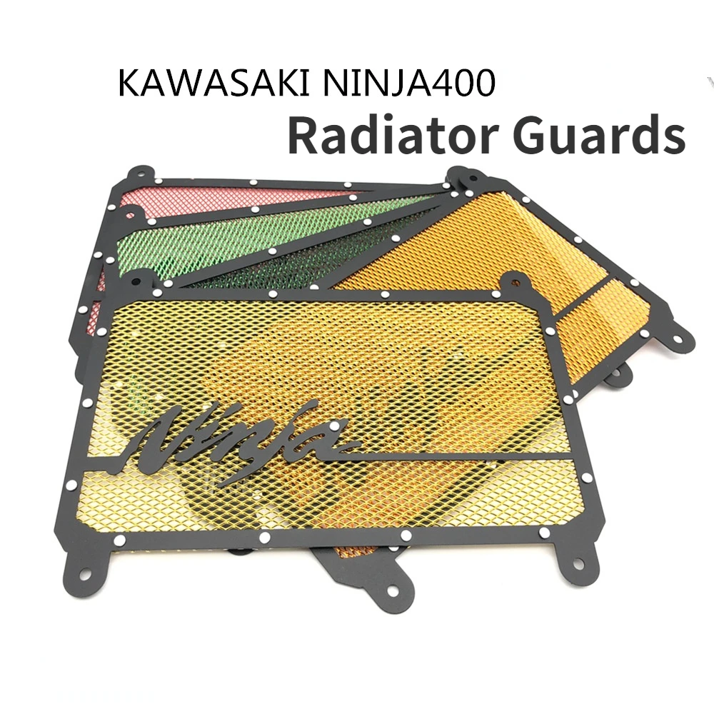 

Suitable for KAWASAKI Kawasaki Ninja400 Forbearance 400 Motorcycle Modified Water Tank Net Radiator Cover Radiator Guards