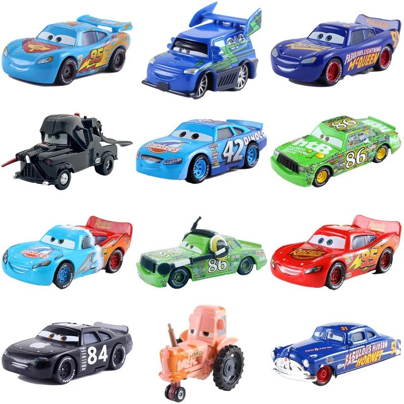 

Cars 1 2 3 Disney Pixar Toy Chick Hicks King Ramone Doc Hudson Lightning McQueen Dinoco Alloy Metal Model Car Boy Kids Gift