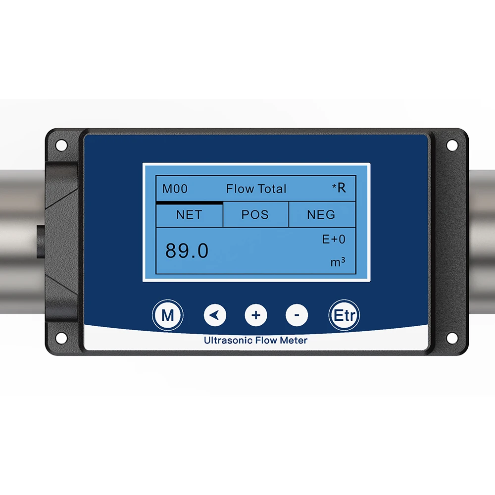 

Industrial Time-Difference Type Ultrasonic Flowmeter Flow Watch Used For Stainless Steel Copper PVC And Other Pipes Of DN15~DN40