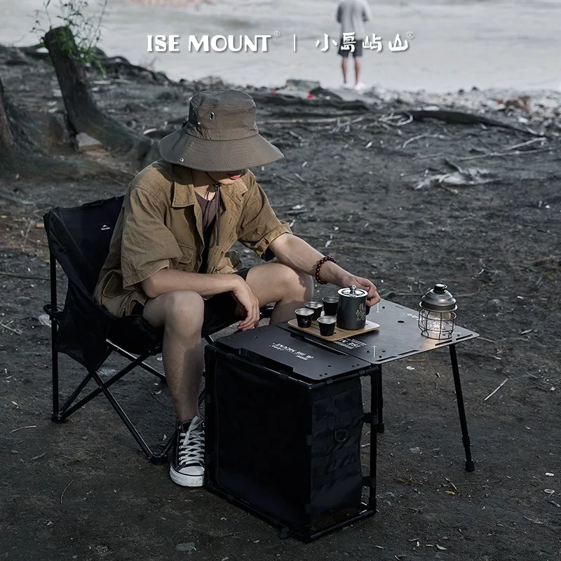 ISE MOUNT Outdoor Skeleton Тактическая Сумка для кемпинга портативный легкий складной стол