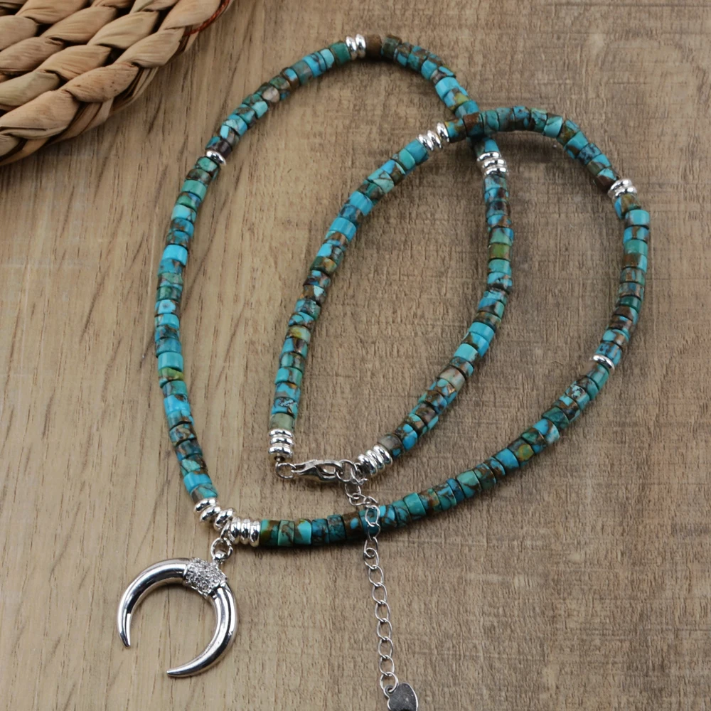 Винтажные браслеты с бусинами из бисера, посеребренный браслет с подвеской в виде полумесяца, богемные ювелирные изделия, аксессуары для женщин, оптовая продажа