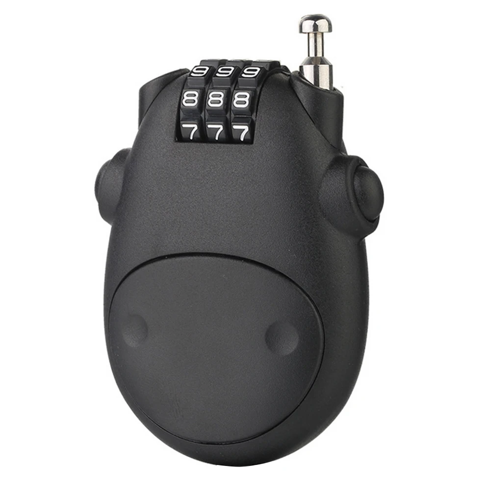 

Universal Motorcycle Helmet Password Lock Telescopic Wire Rope Steel Cable Code Lock Suitcase Car Sled Helmet Password Lock