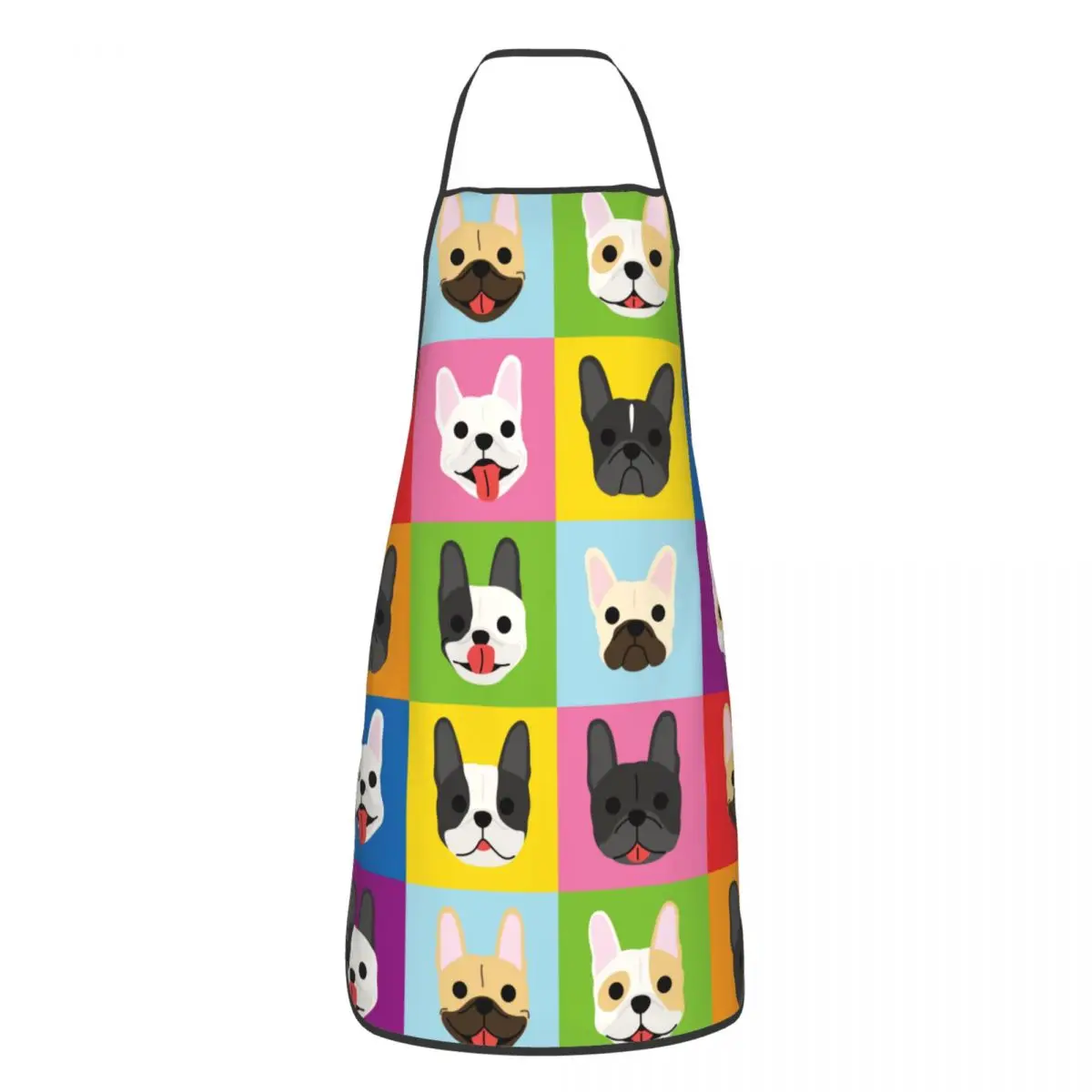 

French Bulldog Dog Apron Cuisine Cooking Baking Painting Animal Aprons Cafe Antifouling Pinafore Chef