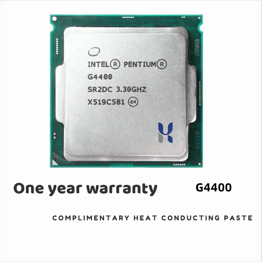 

Intel Pentium G4400 3.3GHz Dual-Core Dual-Thread CPU Processor 2M 54W LGA 1151