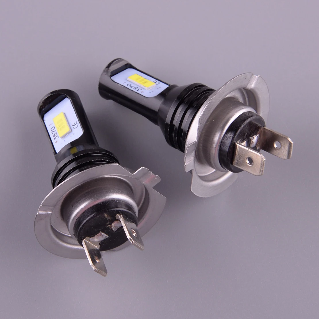 

2 шт., белые лампы для передних фар мотоцикла, H7, 6000K, CSP 3570, для BMW S1000RR 2009-2014, 2015, 2016, 2017, 2018, 2019, 12-24 В