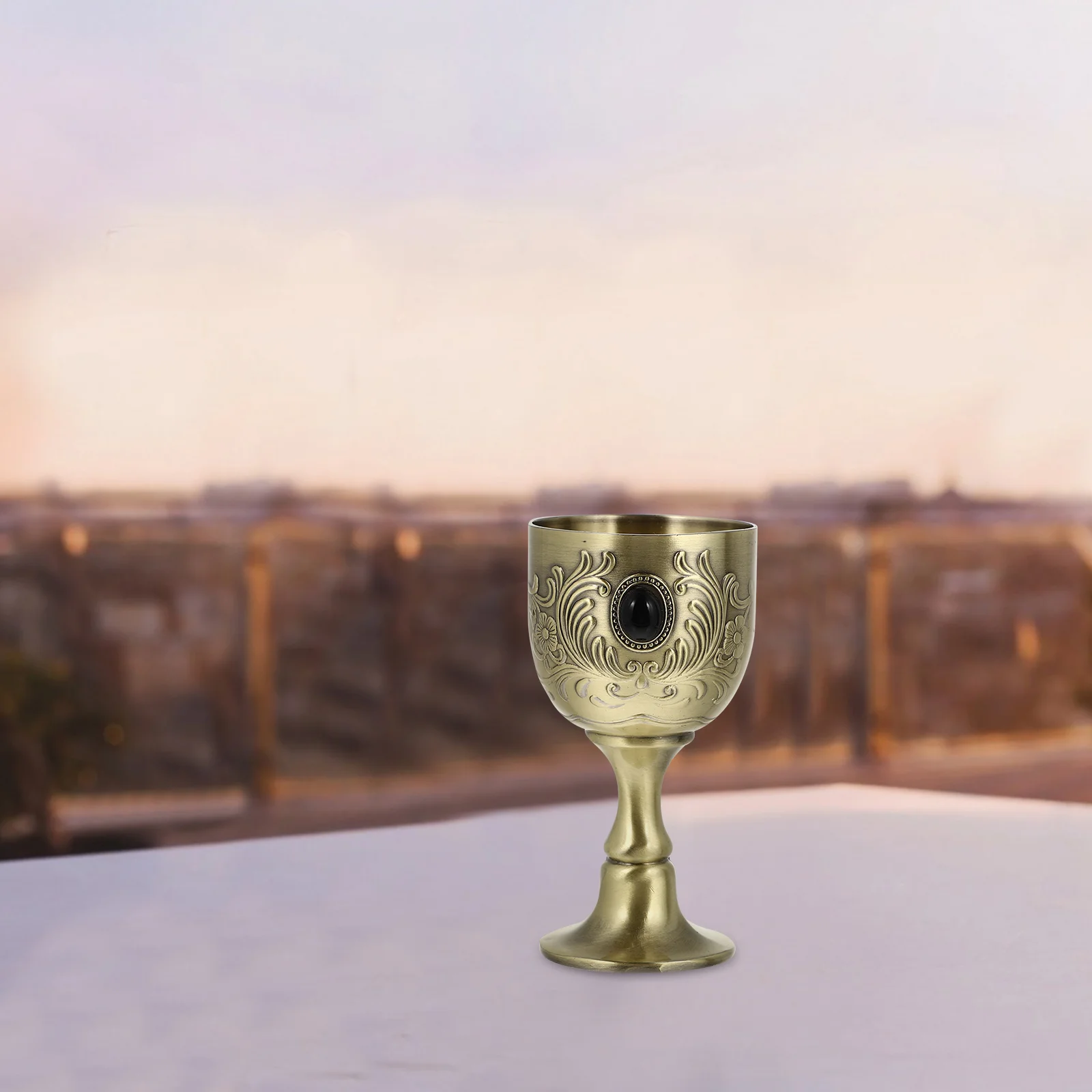 

Cupchalice Goblet Glasses Vintage Metal Goblets Champagneroyal Medieval Retro Gold Brass Red Cups S Party King Shot Water