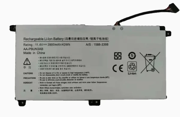 Подходит для аккумулятора Samsung Aa-Pbun3Qb Aa-Pbun3Ab 1588-3366 Np350Xaa 550R5L